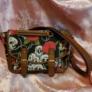 Skull and Rose purse